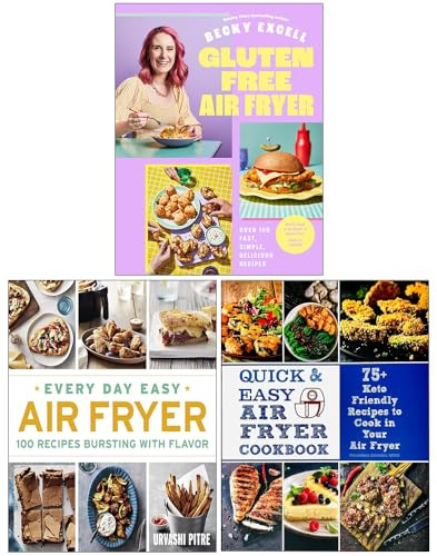 Gluten Free Air Fryer, Every Day Easy Air Fryer, Quick & Easy Air Fryer Cookbook 3 Books Collection Set