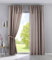 2er Set Vorhänge Verdeckte Schlaufen Cationic »JENA« HxB 250x140 cm Taupe Blickdicht Leinen Optik Gardinen Meliert Gardinenband mit Raffhalter, 2019037-2