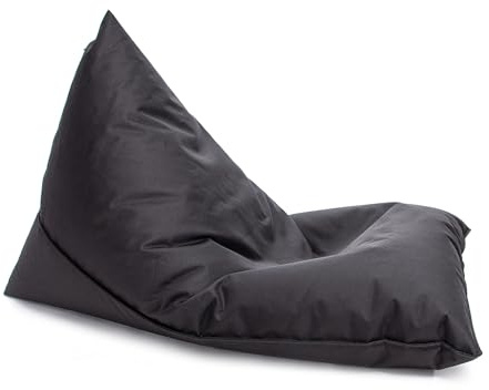 Ecopuf Lazy Sittsäck S Fåtölj Tygsäck Slitstark Polyester Vattentät för Inomhus och Utomhus 80 x 130 cm Vadderad med Polystyren