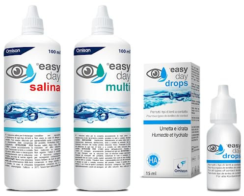 Easy Day Soluzione Unica 100 ml + Salina 100 ml + Dops 15 ml