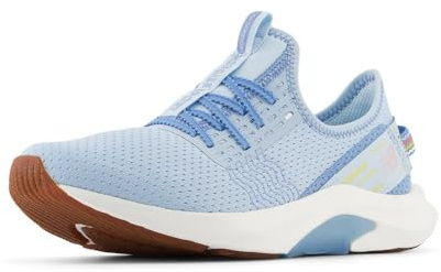 New Balance Women's Dynasoft Nergize Sport V2 Sneaker, Light Chrome Blue/Sea Salt, 8.5