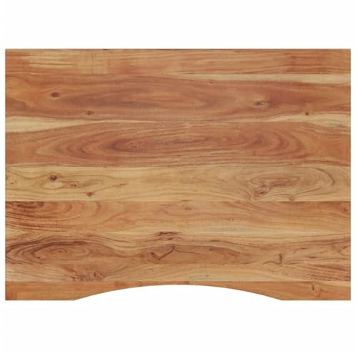 vidaXL Piano Scrivania 110x80x2,5cm Rettangolare Legno Massello Acacia, Piano per scrivania in Legno, Piano per scrivania da Ufficio, Piano