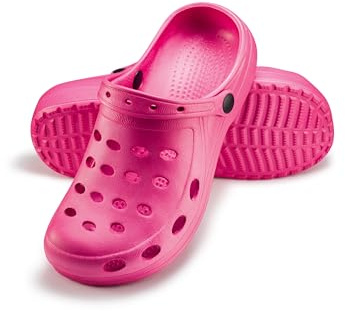 ESTRO Gartenschuhe Damen Gartenclogs Herren - Gartenschuhe Herren Leicht Damen Clogs Unisex Garten Clogs A02 (39, Pink)