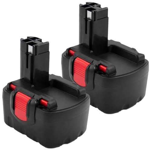 2X Ersatzakku für Bosch Akku 14.4V 3000mAh NI-MH BAT038 BAT038 BAT040 BAT041 BAT140 BAT159 2607335275 2607335533 2607335534 etc Goodexo