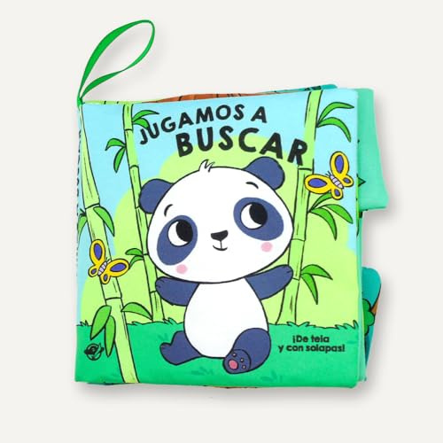 Cuentos para bebés - Jugamos a buscar: Libro de tela suave para bebés entre 0 y 36 meses. Interactivo, con solapas, sonido estimulante y un espejo.: 7