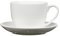 BITZ Tasse mit Untertasse 24 cl Weiss