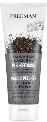 Freeman Exotic Blends Hawaiian Black Salt Peel Off Facial Mask, 6 fl.oz./175 mL Tube