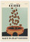 Cappuccino Caffe Latte Retro Italien Essen Kaffee Poster und Drucke Wand Kunst Leinwand Malerei Wandbilder for Küche Bar Dekor (Color : F, Size : 30X40cm No Framed)