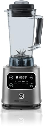Ufesa Mystiz Topaz Batidora de Vaso, 2000W Potencia Max, Jarra de Tritán de 2L, Control de Velocidad Electrónico, Pantalla Táctil, 6 Cuchillas de Acero Inoxidable, 8 Programas Automáticos, Pica Hielo