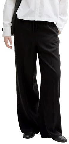 TOM TAILOR Denim dam Byxor med breda ben 1045994