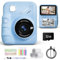 TIATUA Appareil Photo Instantané Enfant, 3.0 Grand Écran 48MP 1080P HD Appareil Photo Numérique Enfant avec Carte 32GB et Papier Photo Imprimé, Cadeau pour Filles Garçons 3-12 Ans