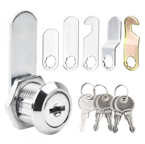 Serrure de Boîte Aux Lettres Universelle, Verrou avec Cle Universelle, Serrure Pliante Idéale pour Boite Aux Lettres