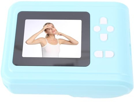 Instant Print Camera med 1080p HD Video & 48MP Foton - Bärbar Termisk Tryckning Camara, 2,4 ”skärm, Innehåller 3 Rullar Papper, Omedelbar Digitalkamera för Pojkar och Flickor, (PINKISH) (BLUE)
