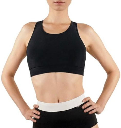 MYLILY Bustier bikiniöverdel dam separat | Bikiniöverdel | Bikiniöverdelar för dam | Svart bikiniöverdel | Sportbikini | Sportbikini | Sportig bikinitopp (L)