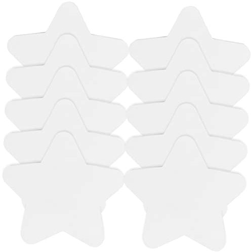 Gadpiparty 10 Stück Baumwoll Malleinwand Sternformat 15x15cm Für Kinder Selbstgemacht Ölmalerei Kunststofffrei Für Anfänger