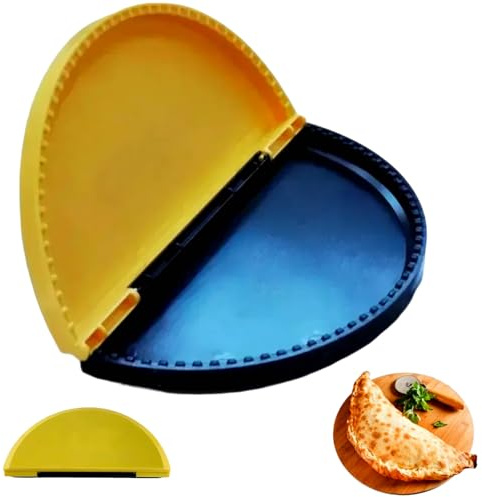 Kit de crimpadora de tortilla y quesadilla, prensa para hacer quesadilla de 2 tamaños, molde cuadrado y redondo para empanada, sellador de bolsillo para sándwich para freidora de aire, horno