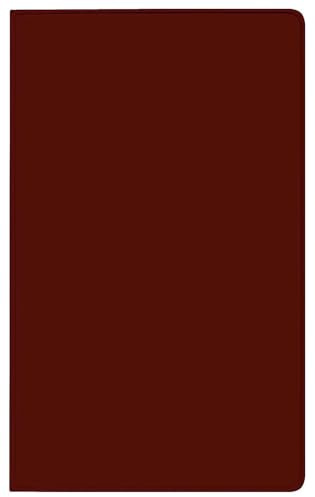 Taschenkalender Modus geheftet PVC burgund 2026: Terminplaner mit 2-Wochenkalendarium. Wiederverwendbarer Buchkalender 1 Woche 1 Seite. 8,7 x 15,3 cm