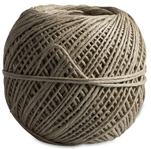 Windhager Flax garden cord, craft cord, jute twine, jute twine, decorative cord, pure natural product, 80 m x 1.5 mm, 06105