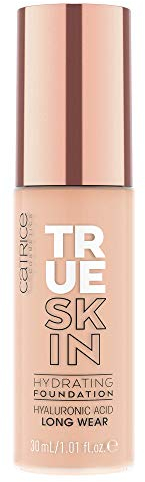 Catrice True Skin Hydrating Foundation, Nr. 010, Nude, feuchtigkeitsspendend, langanhaltend, natürlich, vegan, ohne Alkohol, ohne Parabene, ohne Mikroplastikpartikel, 1er Pack (30ml)