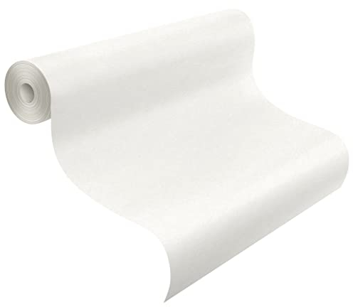 Rasch Tapete 144703 - greenline Profivlies, Renoviervlies, Makulaturvlies, Makulaturtapete, Malervlies, Glattvlies in Weiß - 25,00m x 1,00m, 150g