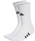 adidas Unisex Performance Cushioned Crew Socks 3 Pairs, White/White/White, 42-45
