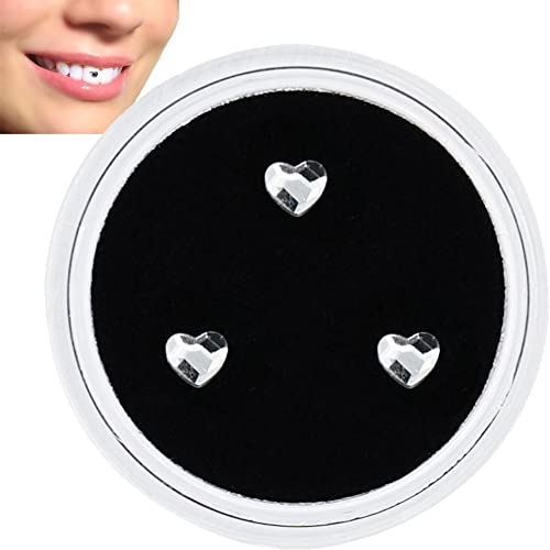 Vepoty 3pcs/Box Zähne Edelstein Schönheit Dental Diamant Kristallzahn Ornamente Zahn Gemiene Zähne Schmuck Juwel