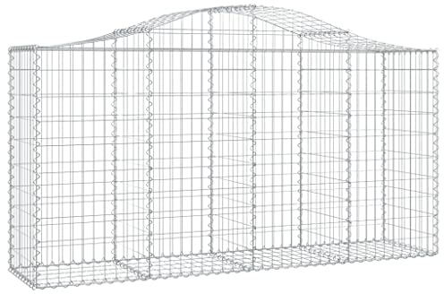 Panier de gabions arqué 200x50x100 120 cm Fer galvanisé