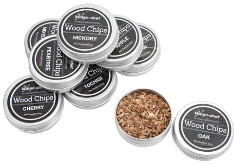 Cocoarm Virutas de Incienso Naturales en 8 sabores, Chips de Incienso de Madera para Whisky, Juego de Incienso para cócteles, cócteles, para ahumar Bebidas para cócteles, Vino, w