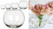 NaDeco Kugelglas im Durchmesser 6, 8, 10 und 12cm wählbar | Kugelvase klein bis groß | Glaskugelvase | Kerzenglas | Glasgefäß rund | Windlicht Glas | Teelichtglas | Dekoglas, Größe:Ø12cm h.10cm