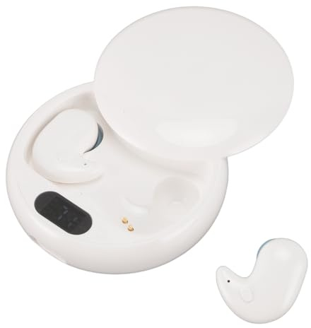 Språköversättare Hörlurar, 2-vägs översättning i Realtid Stöd för översättningsenhet 144 Språk, Trådlösa Bluetooth Språköversättare Hörlurar för Reseföretag (Vit)