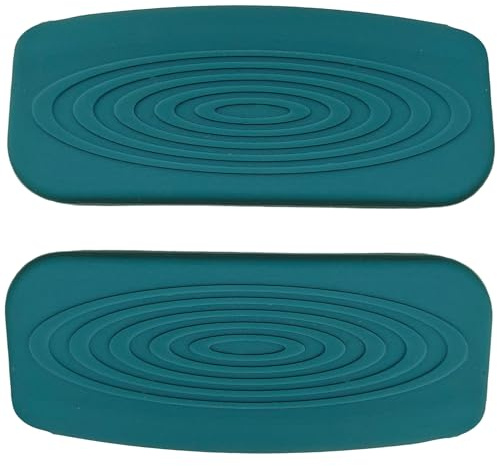 1 Pair Kitchen Silicone Side Handle Grips, Comfortable Silicone Pot Holder Cover， Heat Retardant Pot Side Handle Covers, Practical Holder Heat Protector for Cast Iron Cookware and Daily Cooking