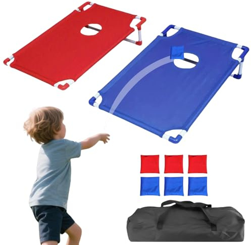 Jeu De Lancement De Sac De Rangement - Ensemble De Planches pour Cornhole De 22,8 X 20 Pouces, Table Portable, Jouet D'extérieur Durable | Drôle Pelouse, Patio, Jardin, pour, Adultes