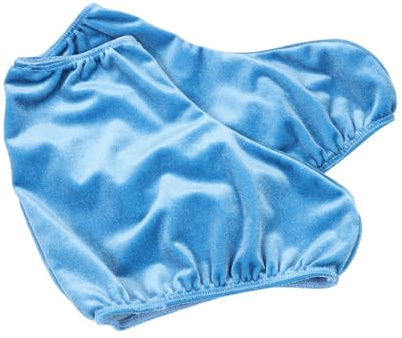 PAMINGONO Fundas Protectoras para Botas de Skate y Patines de Hielo en Poliéster Azul, Resistentes al Desgaste, Ligeras Uso en Casa o Viajes