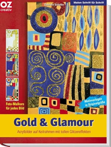 Gold & Glamour: Acrylbilder auf Keilrahmen mit tollen Glanzeffekten