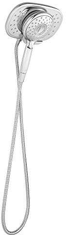 American Standard 9035254.002 Spectra+ Duo 4-Function 2-In-1 Shower Head, 2.5 GPM, Polished Chrome