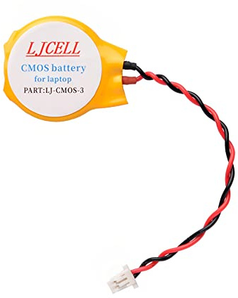 LJCELL CMOS Battery for IBM Lenovo ThinkPad Laptop X1 Carbon 2-nd Carbon 3rd Carbon 4th Carbon 5th Carbon 6th BIOS RTC CR2016 Battery with 2 Wire Cable and Connector