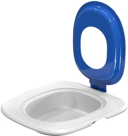 Misaakoeq Kit d'apprentissage de la propreté pour Chat, système d'apprentissage de la propreté pour Chat, Entraîneur de bac à litière de Toilette, Tapis de bac à Sable réutilisable pour entraîneur de
