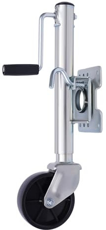 MINRS Generic - Ruota di sostegno da 540 kg, ruota di supporto girevole, carico pesante, automatica, regolabile in altezza, forte, sicura, semplice – il compagno perfetto per il tuo rimorchio