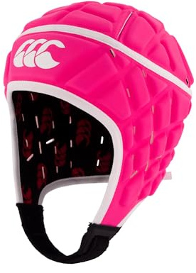 Canterbury Raze Casque de Protection Unisexe pour Adulte, Rose Fluo/Blanc, Taille XL