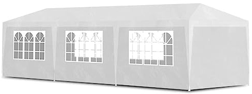 Emmtore Carpa para Fiestas Blanco 3x9 m