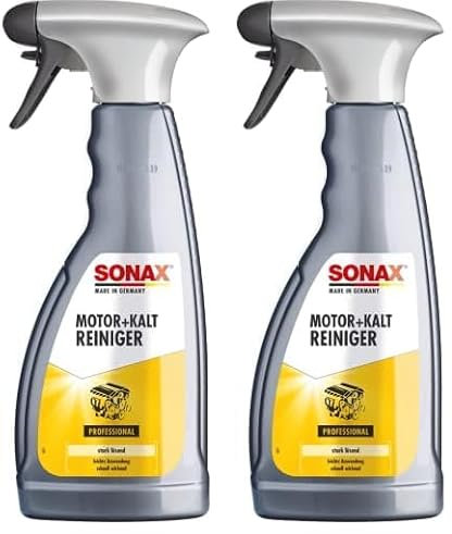 SONAX Kaltreiniger für Motoren, Maschinen, Mechanikteile und Fahrzeuge, 500 ml, Artikel-Nr. 05432000 (Packung mit 2)