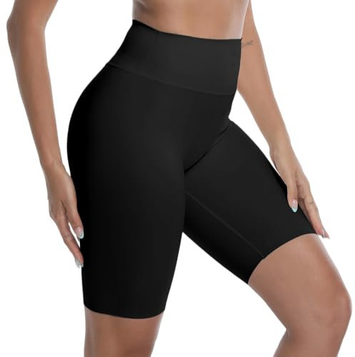 Towintec Pantalones Cortos Mujer Deportivo Cintura Alta Short Mallas Push Up Leggins Verano Opacos Ropa Elásticos Cortos Hotpants Motociclista Leggins para Running Yoga Gimnasio Jogging Ciclismo