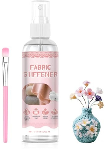 NoxGule Spray Fissante per Tessuti, Fissante per Tessuti, Colla Spray perTessuti, Lunga Durata, Dall'Applicazione Uniforme, Adatto per Cotone, Lino, Pizzo, Denim, 100 ml