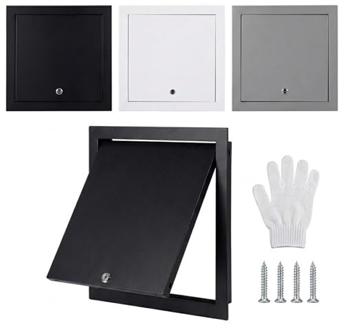 Åtkomstpanel för vägg- och takunderhållslucka med LockEasy Installera 30 x 50/60/40 cm svart (400 x 550 mm) Perfekt för HVAC och VVS åtkomst och reparation