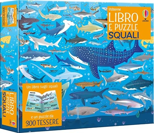 Libro e puzzle - Squali