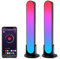 ZUUKOO LIGHT Barras de luz Inteligente, Smart Luces LED RGB, lámpara de Ambiente de Interior con 20 Modos de Escena y Mode de Música para Gaming, PC,TV y Dormitorio