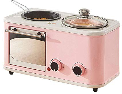 frukostmaskin multifunktionell multifunktions frukostmaskin - tre-i-ett stekt brödmaskin automatiska apparater, hög temperatur korrosionsbeständighet, rosa blå