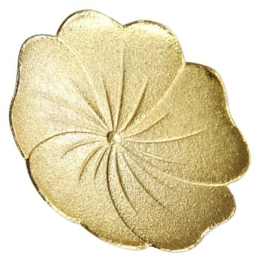 PRETYZOOM Posavasos De Metal Diseño Loto Portavasos De Té para Centros De Mesa para Fiestas Tapete para Taza De Té