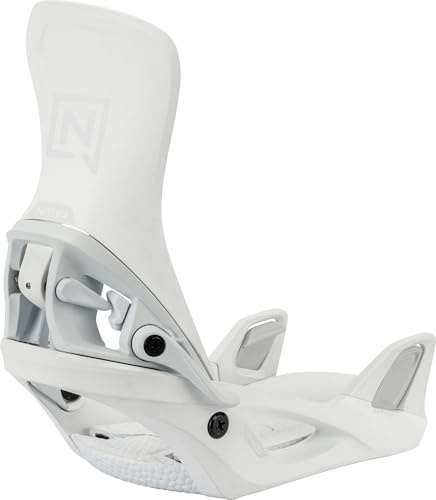 Nitro Step-On Women's Snowboard Bindings, White, Medium