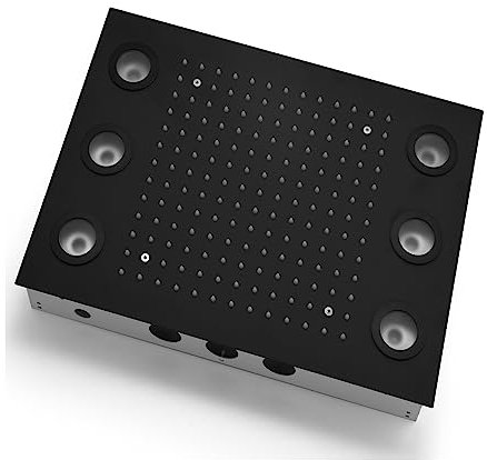 Colonne de Douche, Panneau de pommeau de douche à LED for salle de bains, ensemble de système de douche à effet pluie, interrupteur de dérivation for mitigeur thermostatique à jet latéral ,pour salle